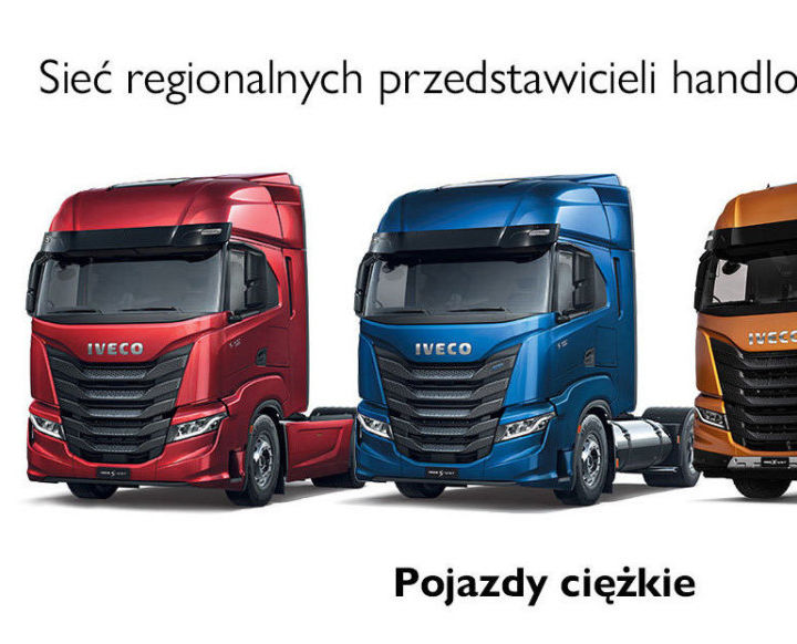 Sieć regionalnych przedstawicieli handlowych IVECO gama ciężka